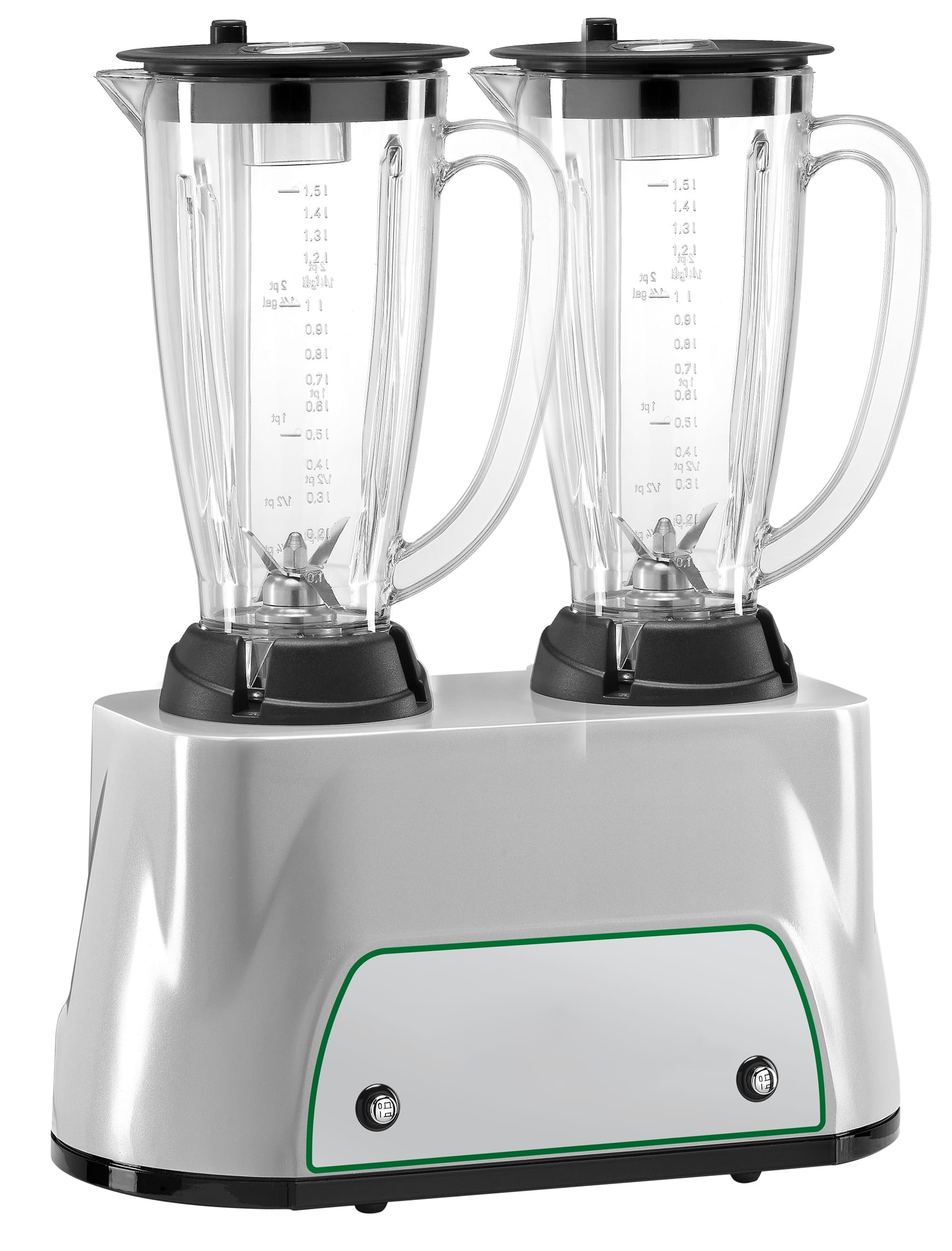 PREMIUM Mixer, mit 2 Bechern aus  Lexan Kunststoffl, Inhalt je 1,5 ltr., Geschwindigkeit 16000+16000