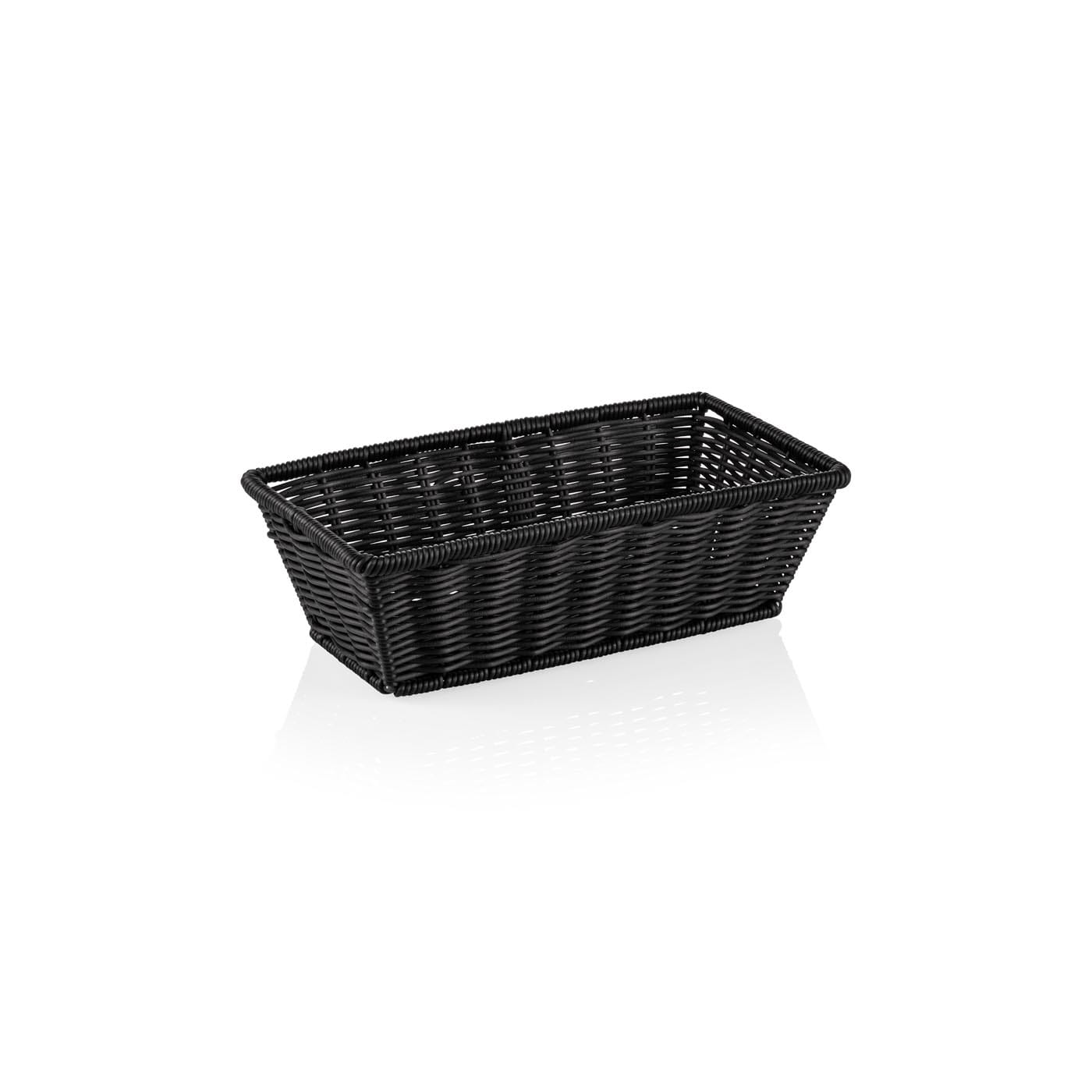 Korb GN 1/3, spülmaschinenfest, BPA-frei, 325 x 175 x 100 mm, schwarz