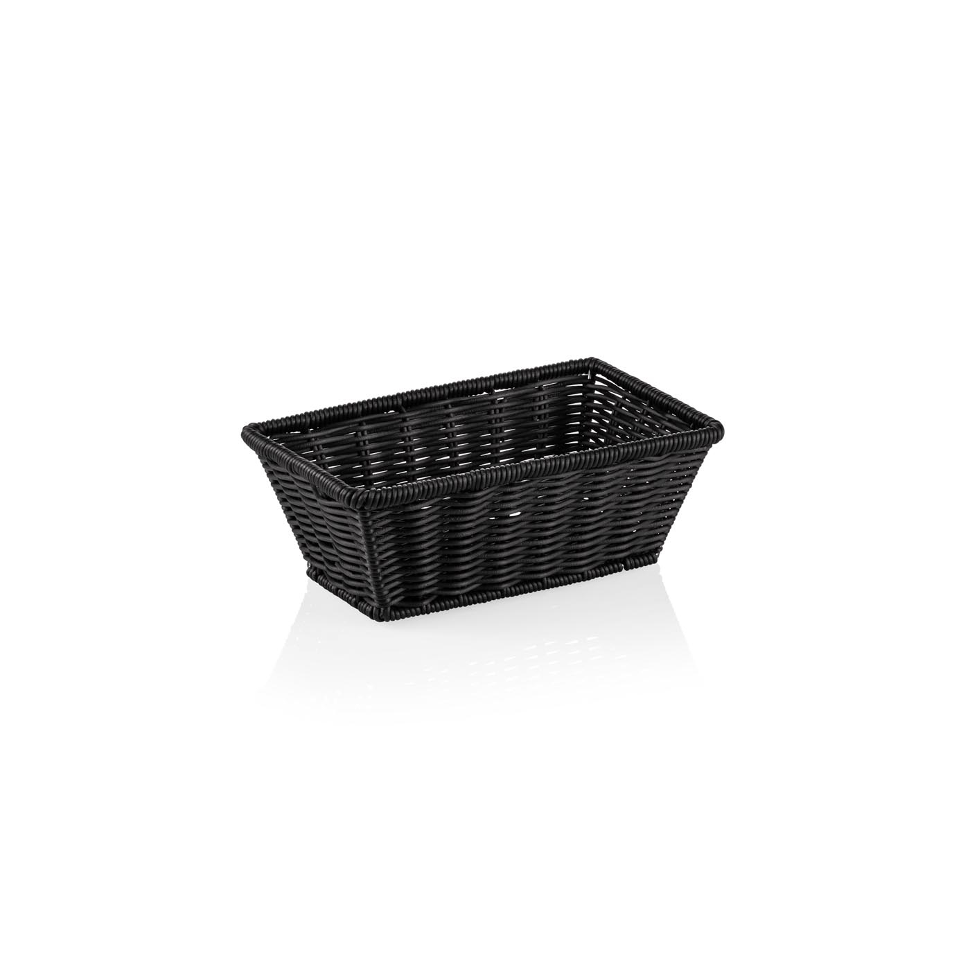 Korb GN 1/4, spülmaschinenfest, BPA-frei, 265 x 160 x 100 mm, schwarz