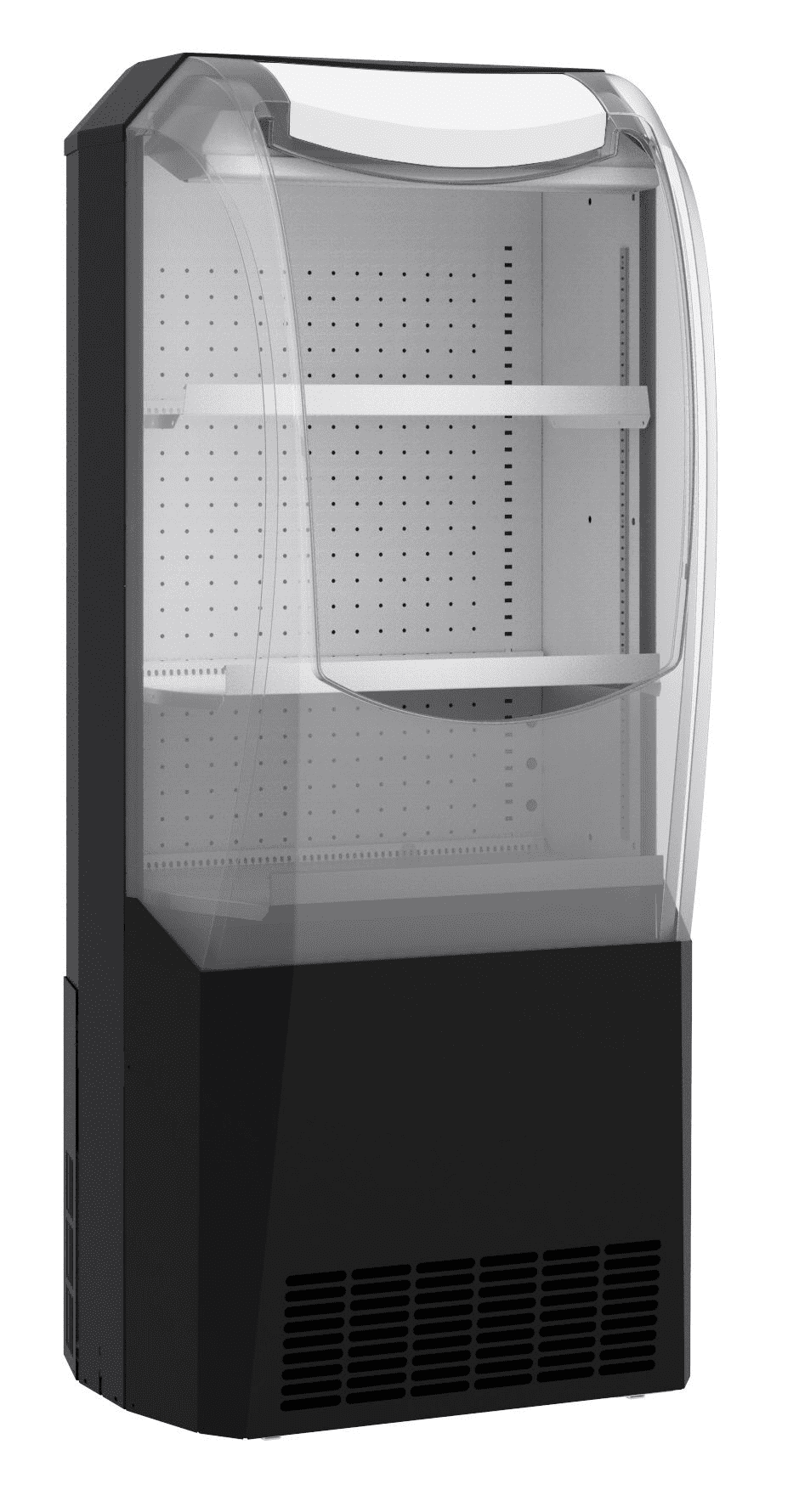 Impulskühler, 274 Liter, freistehend, +2 bis +15 °C, Umluftkühlung, schwarz