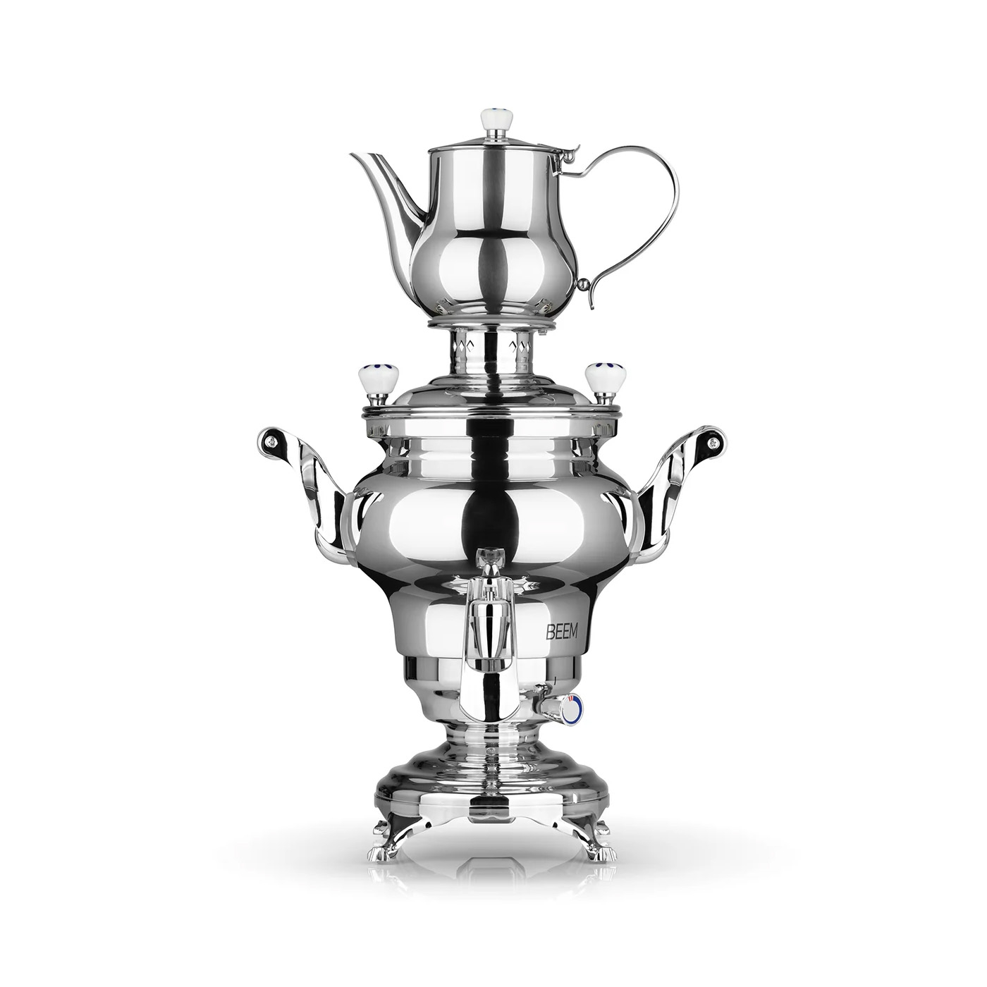 Samowar Odessa+, 3 Liter Wasser, 1 Liter Teekanne, 1,8 kW