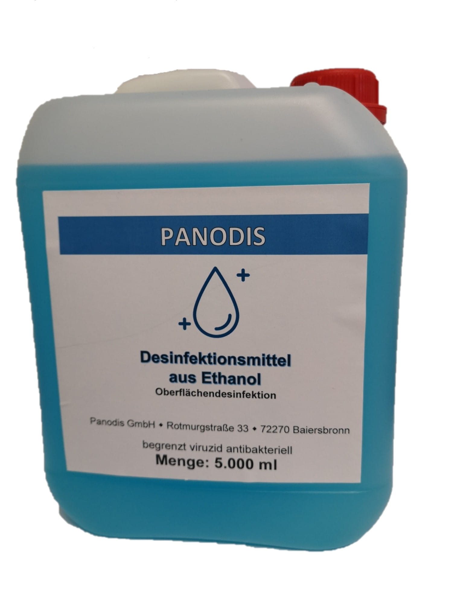 Flächen-Desinfektionsmittel 5 ltr. Kanister, gebrauchsfertige Lösung zur hygenischen Oberflächendesi