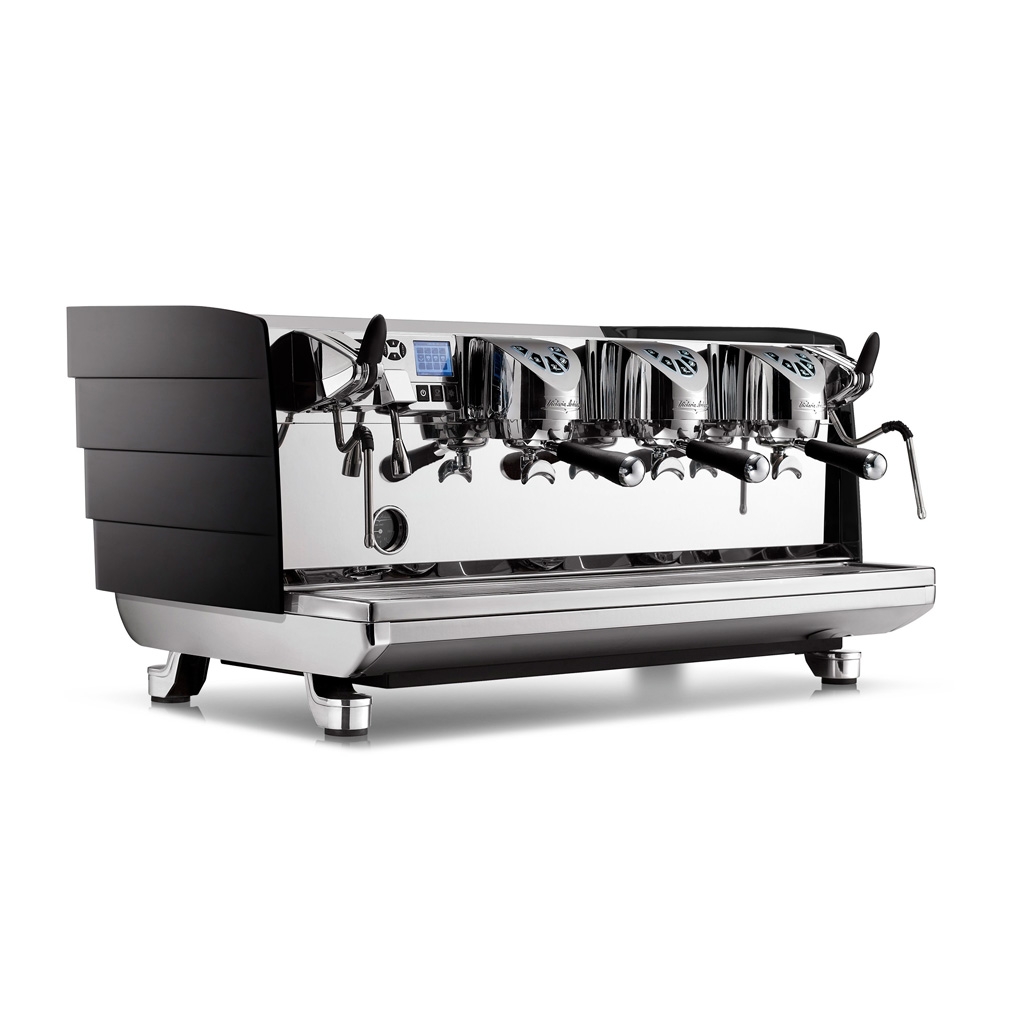 Siebträger-Espressomaschine White Eagle Weiss/ Schwarz mit T³-Technologie, 3-gruppig, LED-Touch-Disp