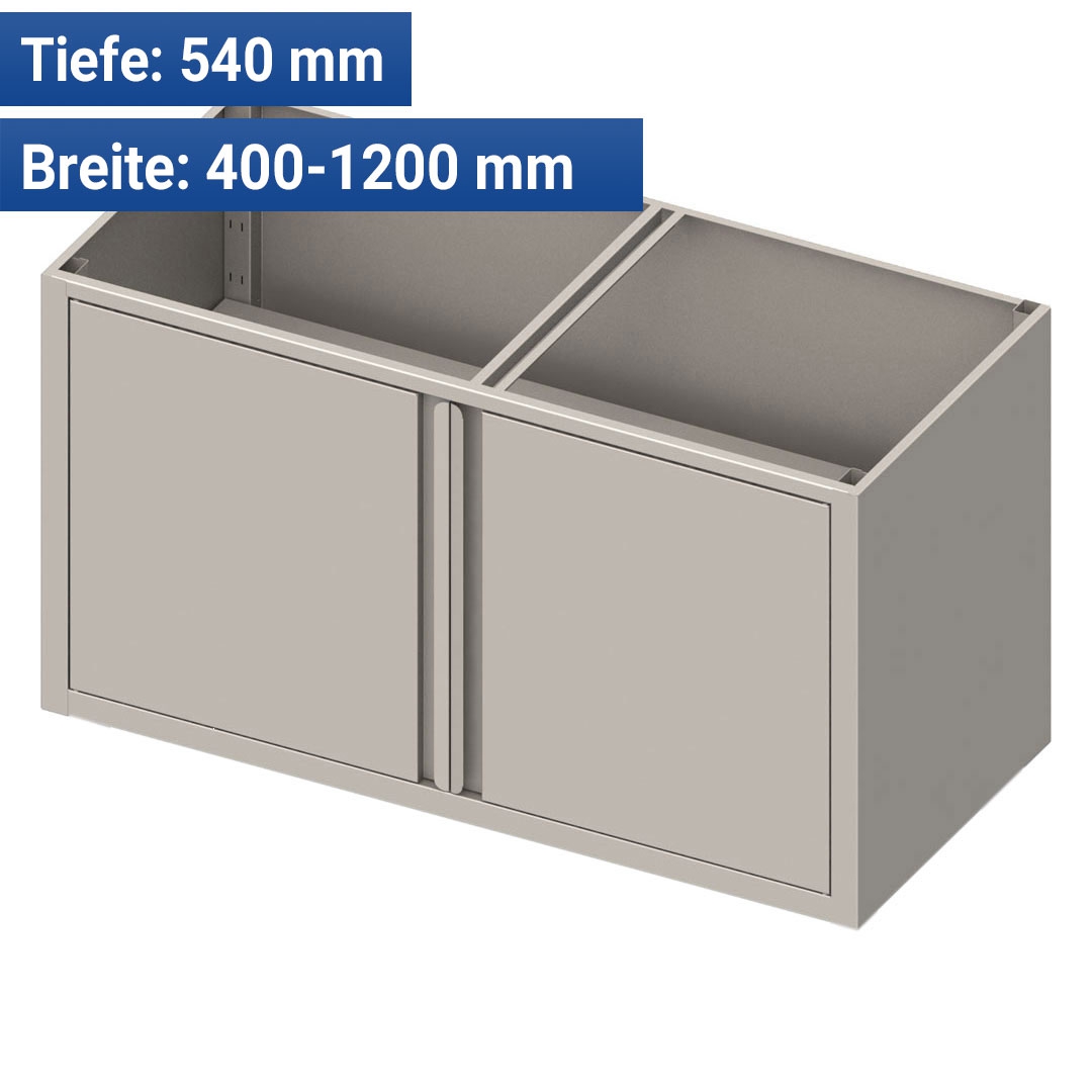 Unterschrank Modulsystem, Sockel-Ausführung, mit Flügeltüren
