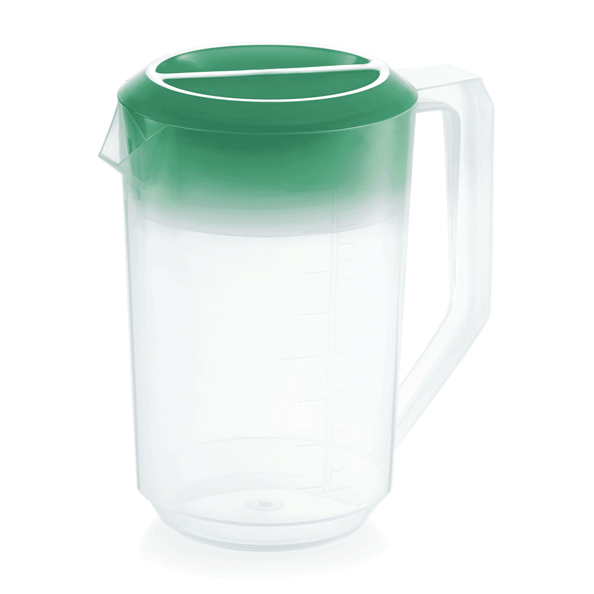Messbecher mit grünem Deckel, 1,8 ltr.,
