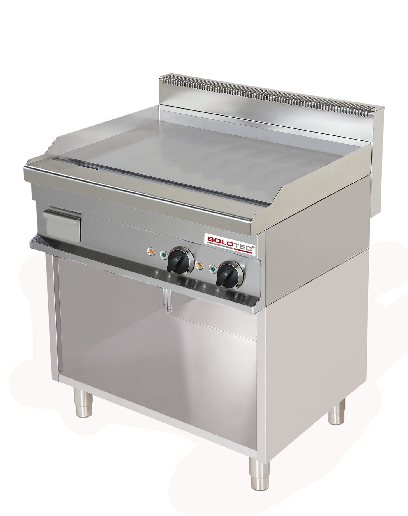 Elektro-Griddleplatte, hartverchromt, glatt, SOLOTEC 700
