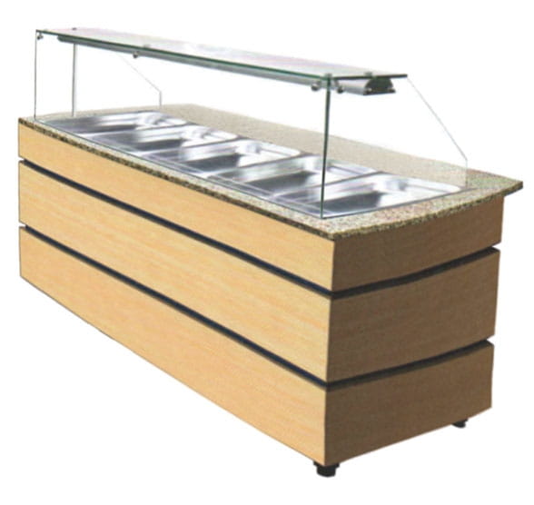 Counterausgabe warm 5/1 GN, +30 / +90°C