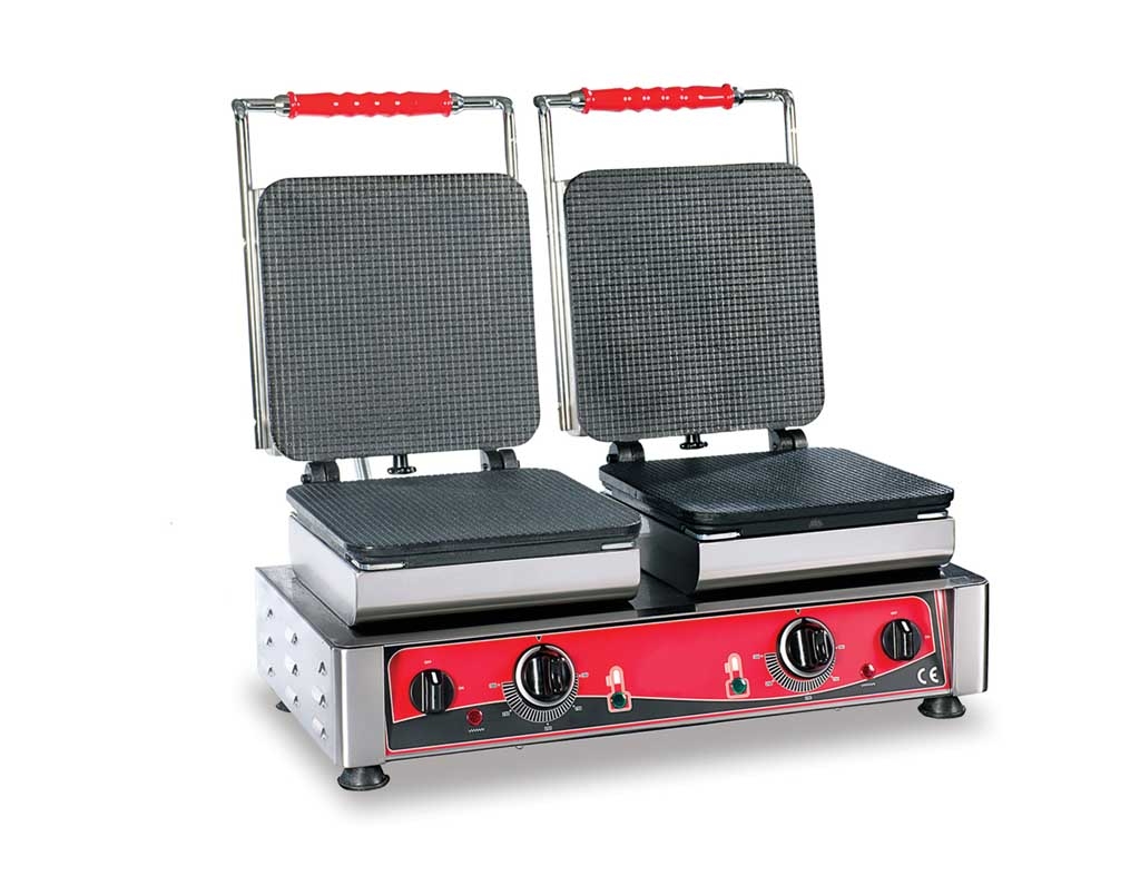 Waffeleisen für 2 Backplatten Eiswaffel, exklusive Backplatten