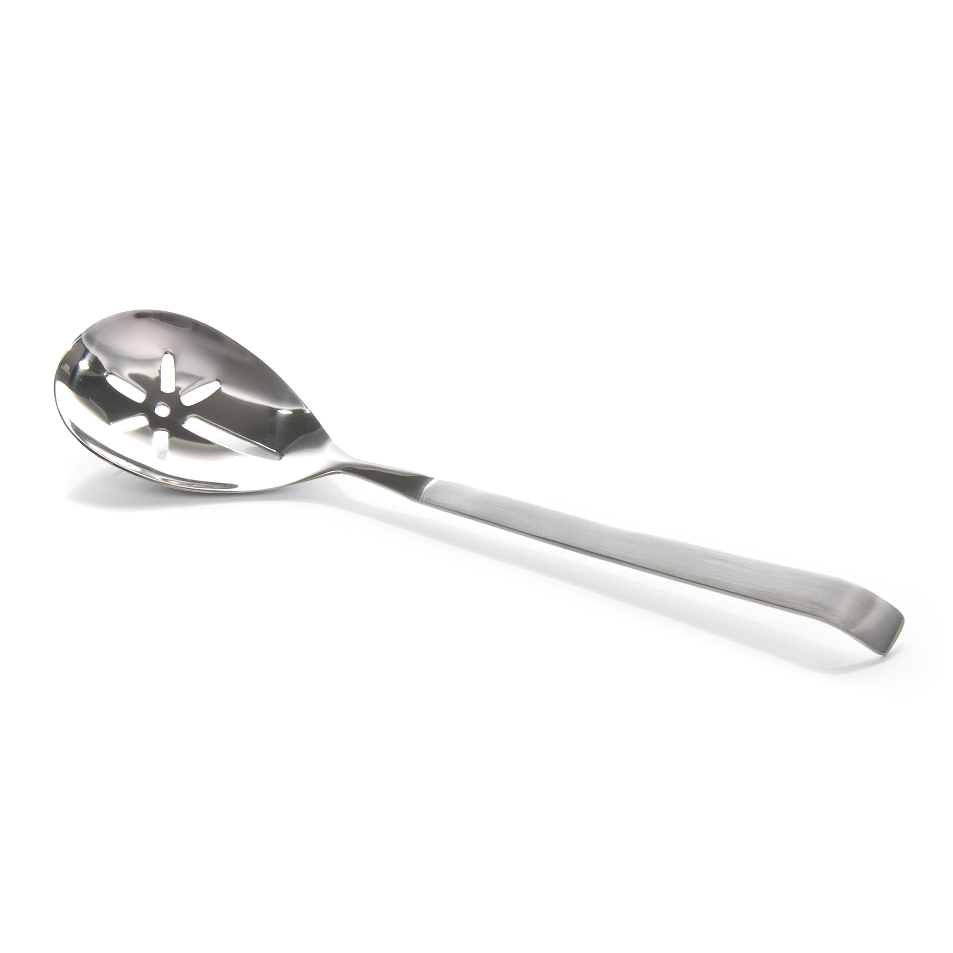 Chafing Dish Löffel, geschlitzt, Edelstahl, rostfrei