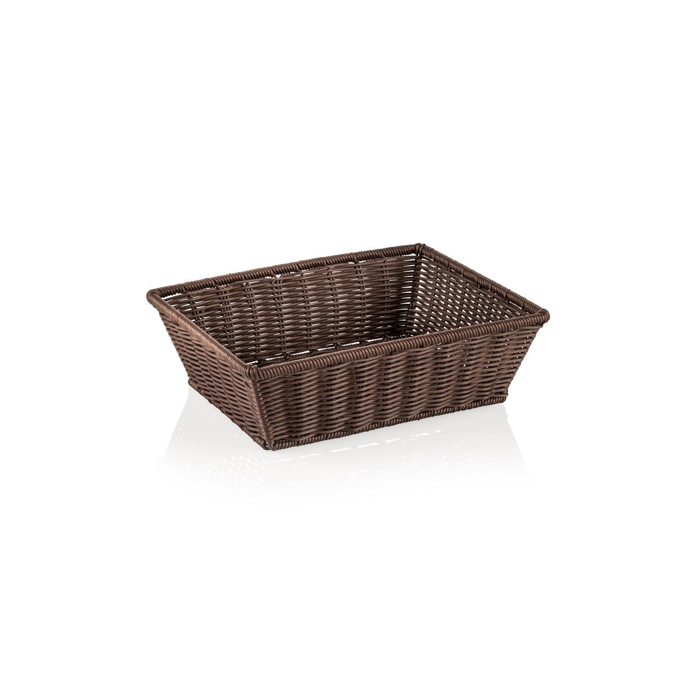 Korb GN 1/2, spülmaschinenfest, BPA-frei, 325 x 265 x 100 mm, dunkelbraun