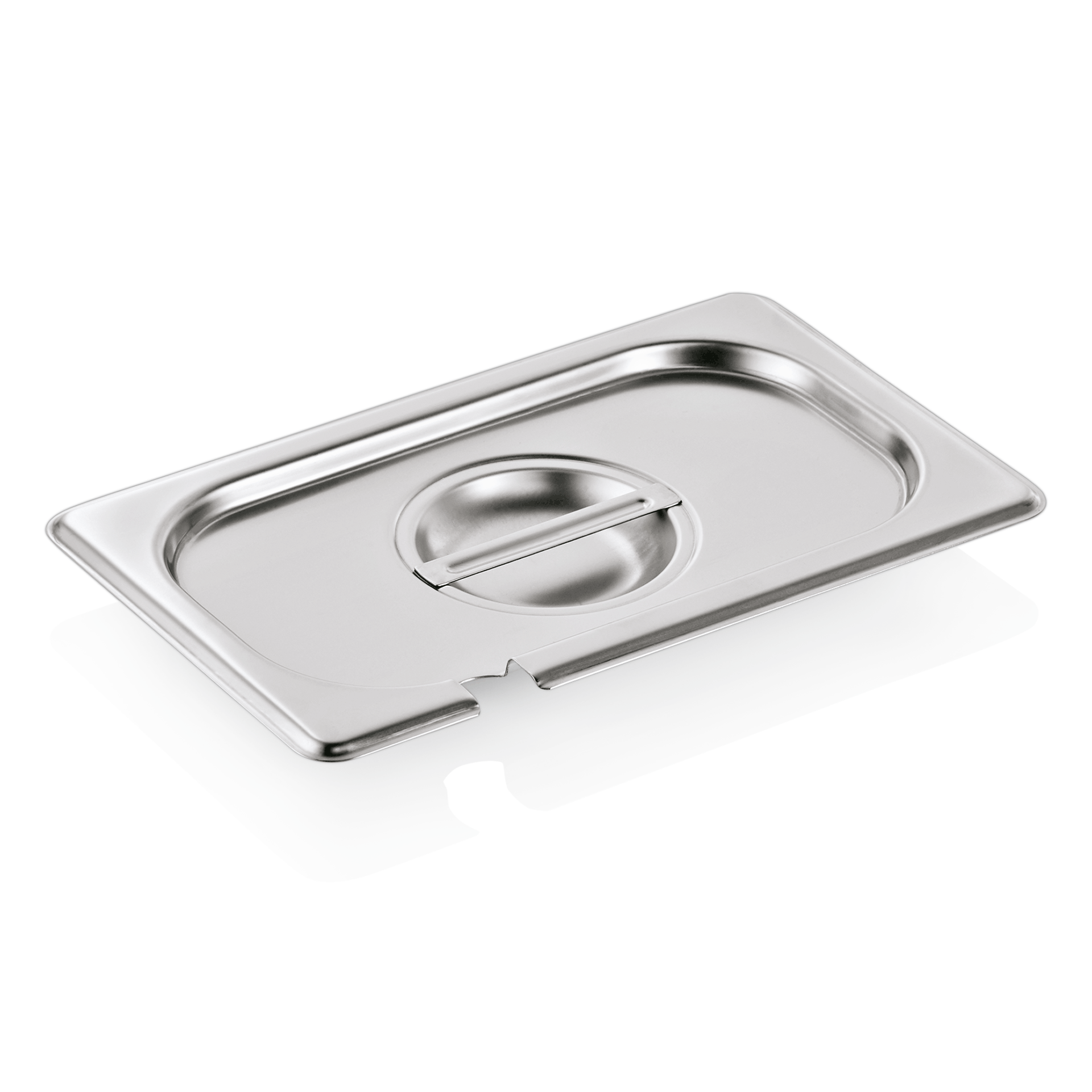 GN Deckel 1/4 mit Löffelaussparung