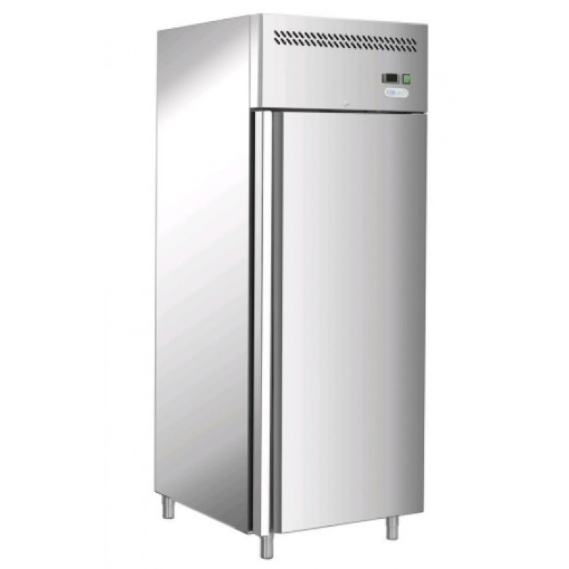 Edelstahlkühlschrank, Umluft, GN 2/1, 650 ltr.,Temperatur -2 bis +8 °C
