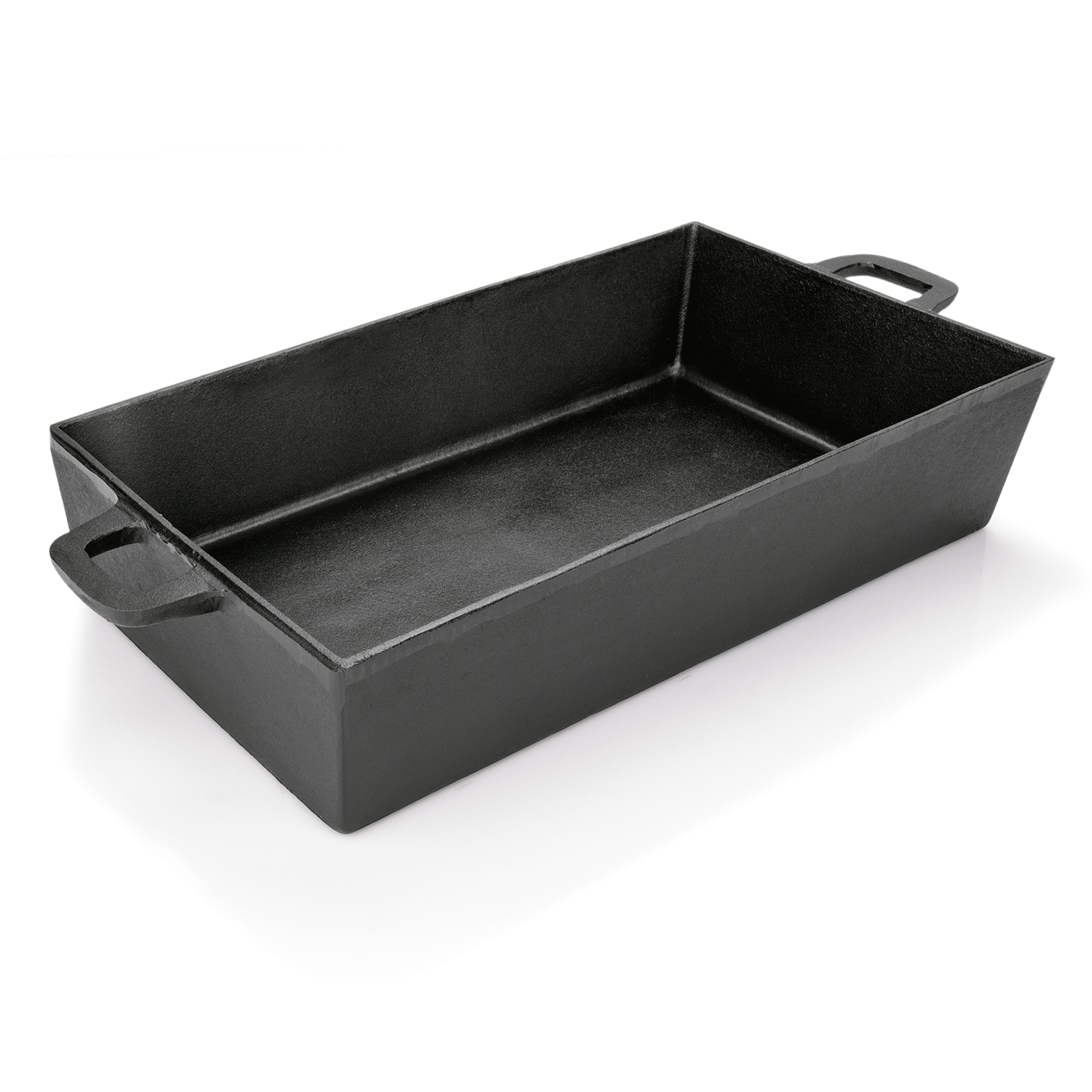 Gußeisen-Bräter mit angegossenen Griffen, H 150 mm