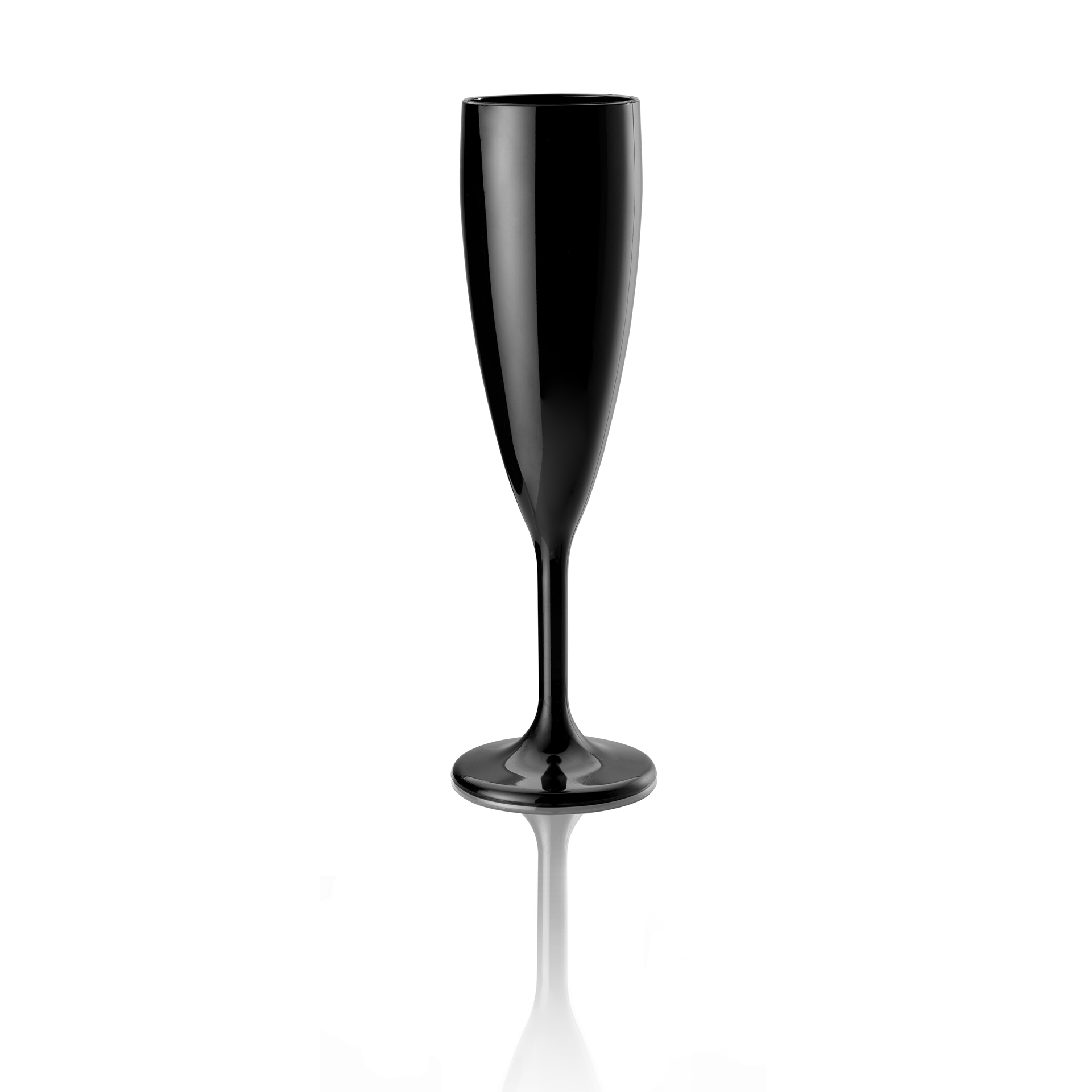 "Q Squared" Champagnerglas, 190 ml, schwarz