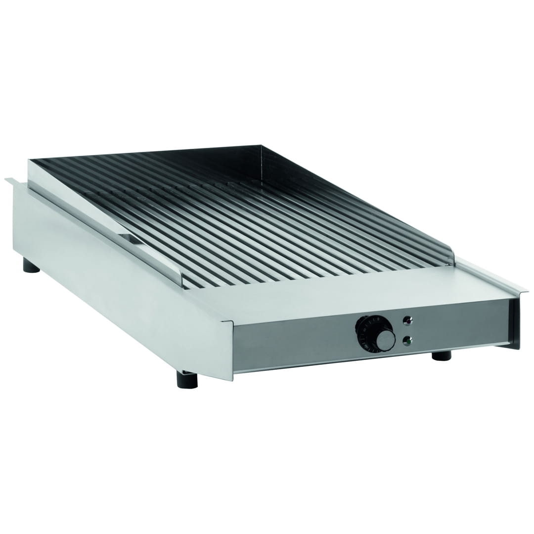 Professioneller Elektro-Rostgrill mit einer Heizzone bis +320°C bei 4,5 kW