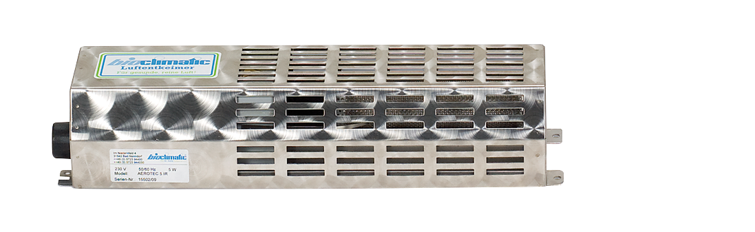 Aerotec, Edelstahlgehäuse, integrierter Ventilator und Regelung, für Lager- und Kühlräume bis 30m³