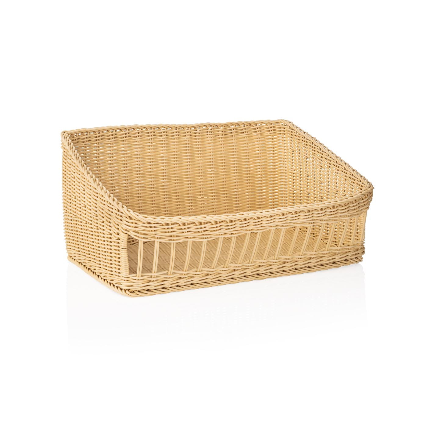 Systemkorb, stapelbar, spülmaschinenfest, BPA-frei, 600 x 400 x 270 / 160 mm, beige