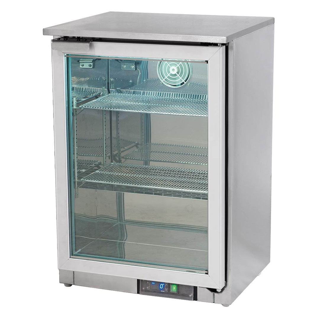 Tiefkühlschrank, beheizte Glastür, 200 Liter