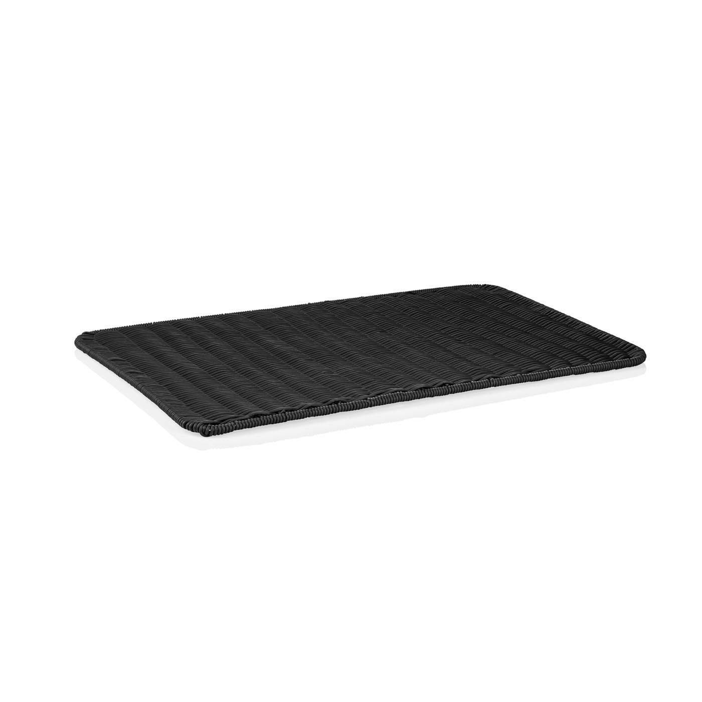 Korb Auslagetablett, stapelbar, spülmaschinenfest, BPA-frei, 600 x 400 x 10 mm, schwarz