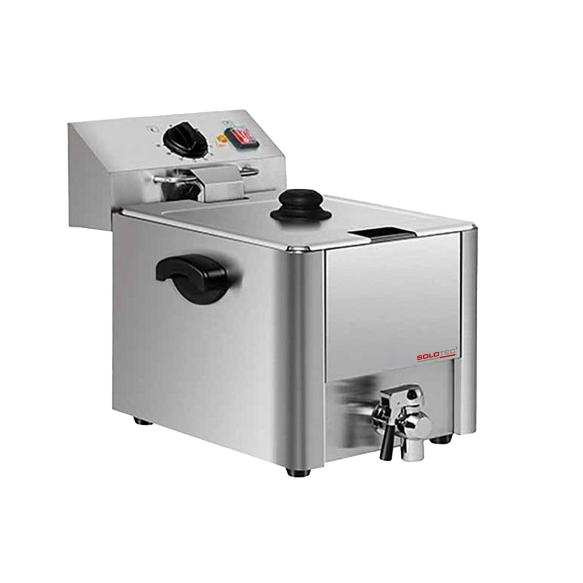 Elektro-Fritteuse, 1 Becken, 10 Liter, Tischgerät, 230 V, 3,25 kW
