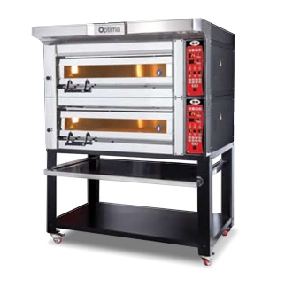 PREMIUM Bäckerei- & Konditoreiofen, 2 Backkammern und Untergestell