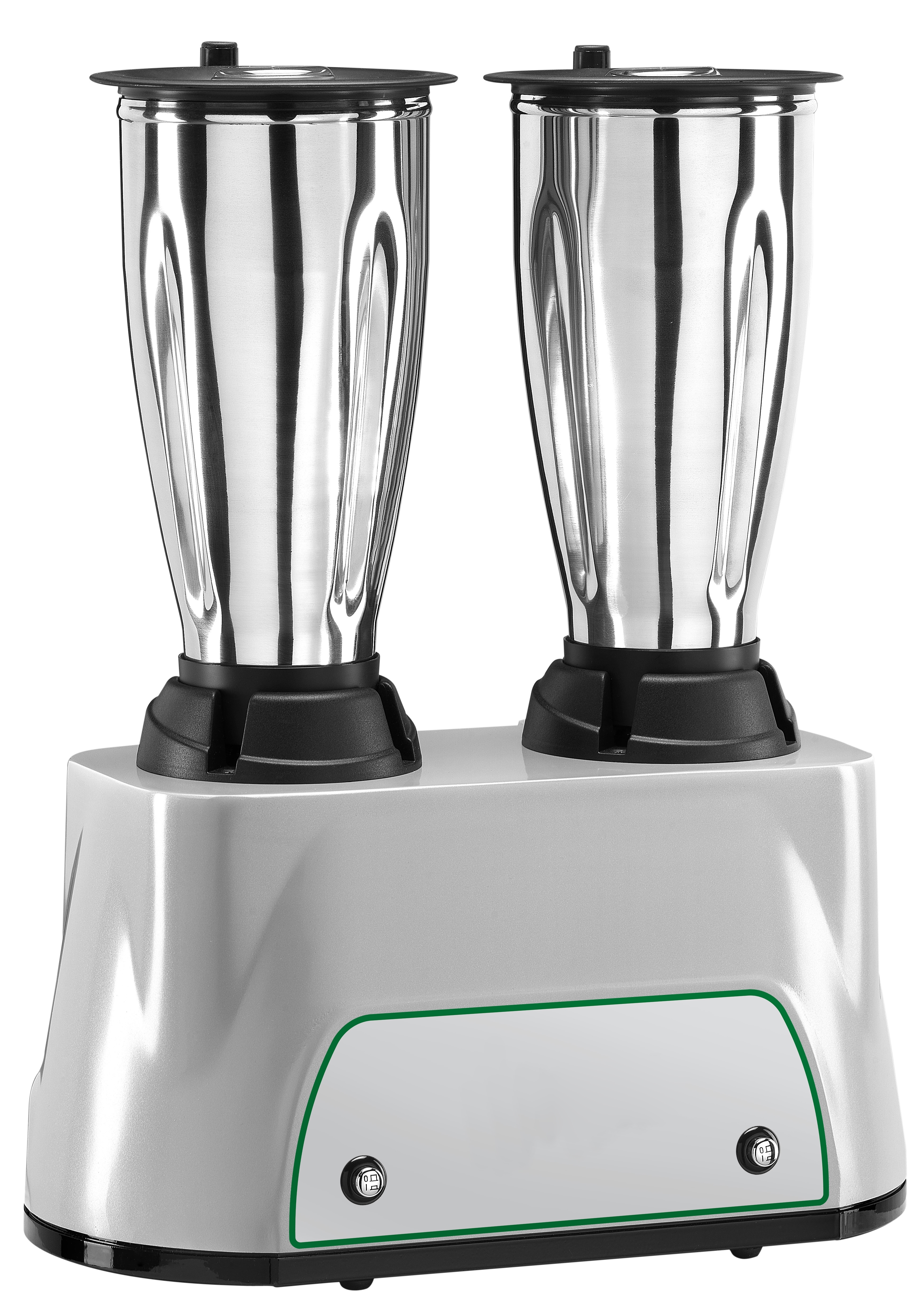 PREMIUM Mixer, mit 2 Bechern aus Edelstahl Inhalt je 1,5 ltr., Geschwindigkeit 16000+16000 rpm, Gehä
