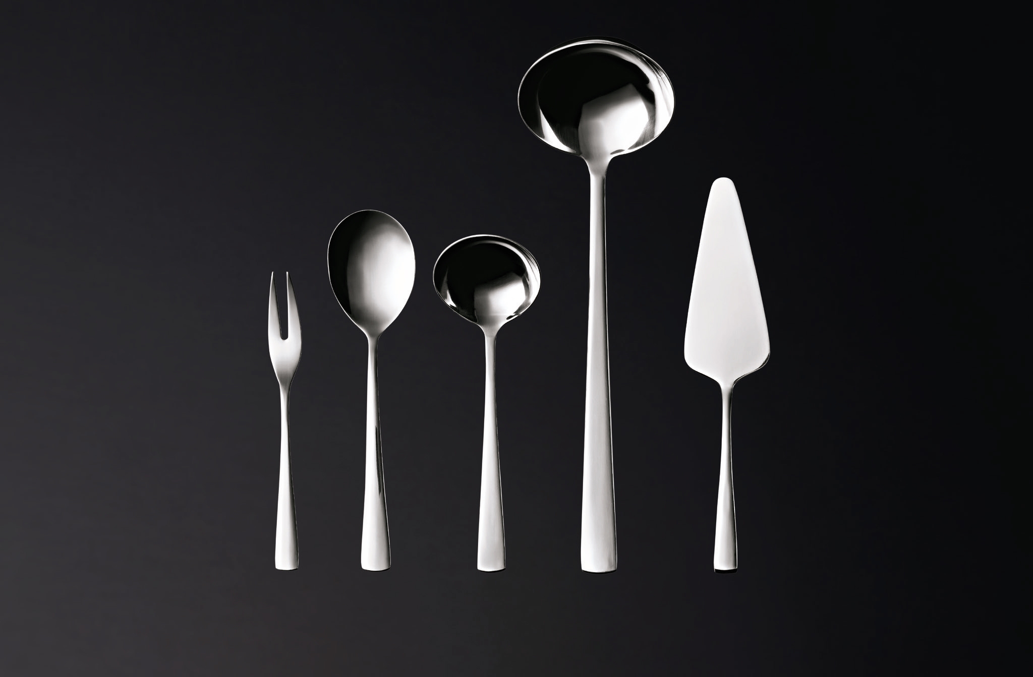 Gemüse- / Kartoffellöffel, Chrom-Nickel-Stahl, Set "600"