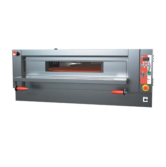 PREMIUM Elektro Pizza Rotationsofen, 1 Backkammer, Pizzen 7x Ø 30 cm, digitale Steuerung, programmie