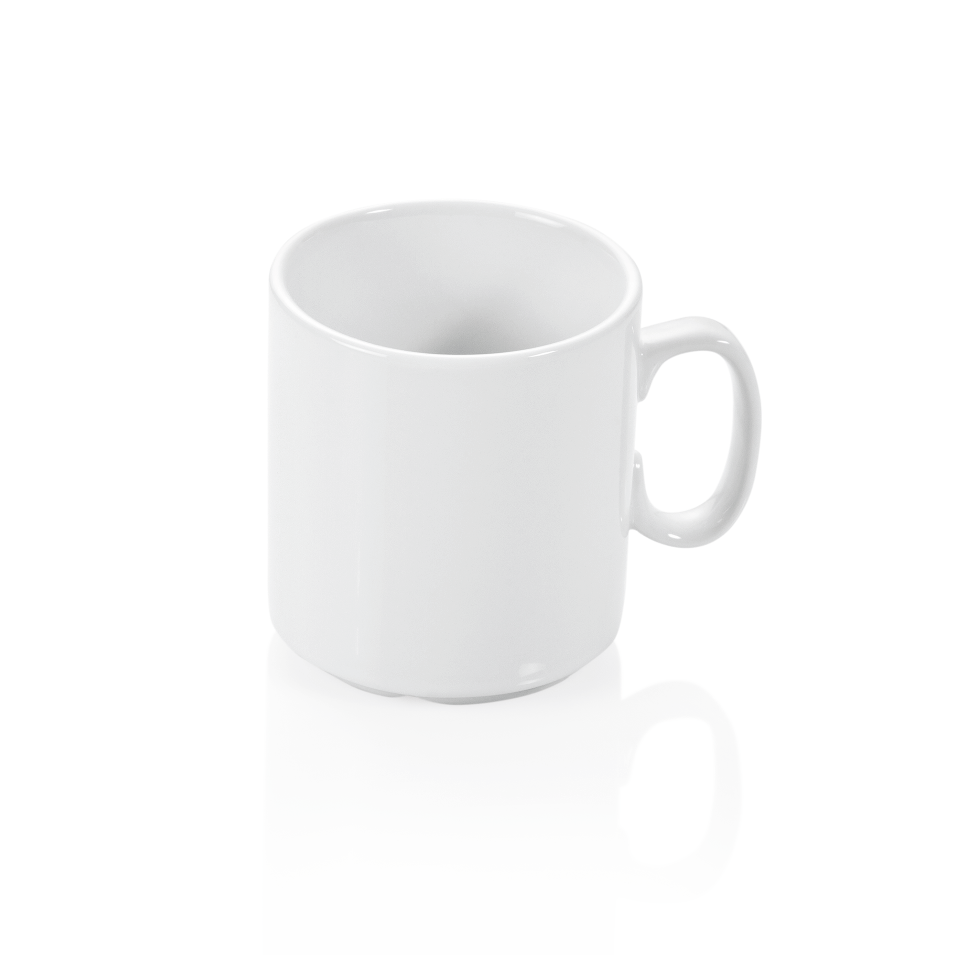 Porzellan Kaffeebecher, ca. 0,29 ltr.