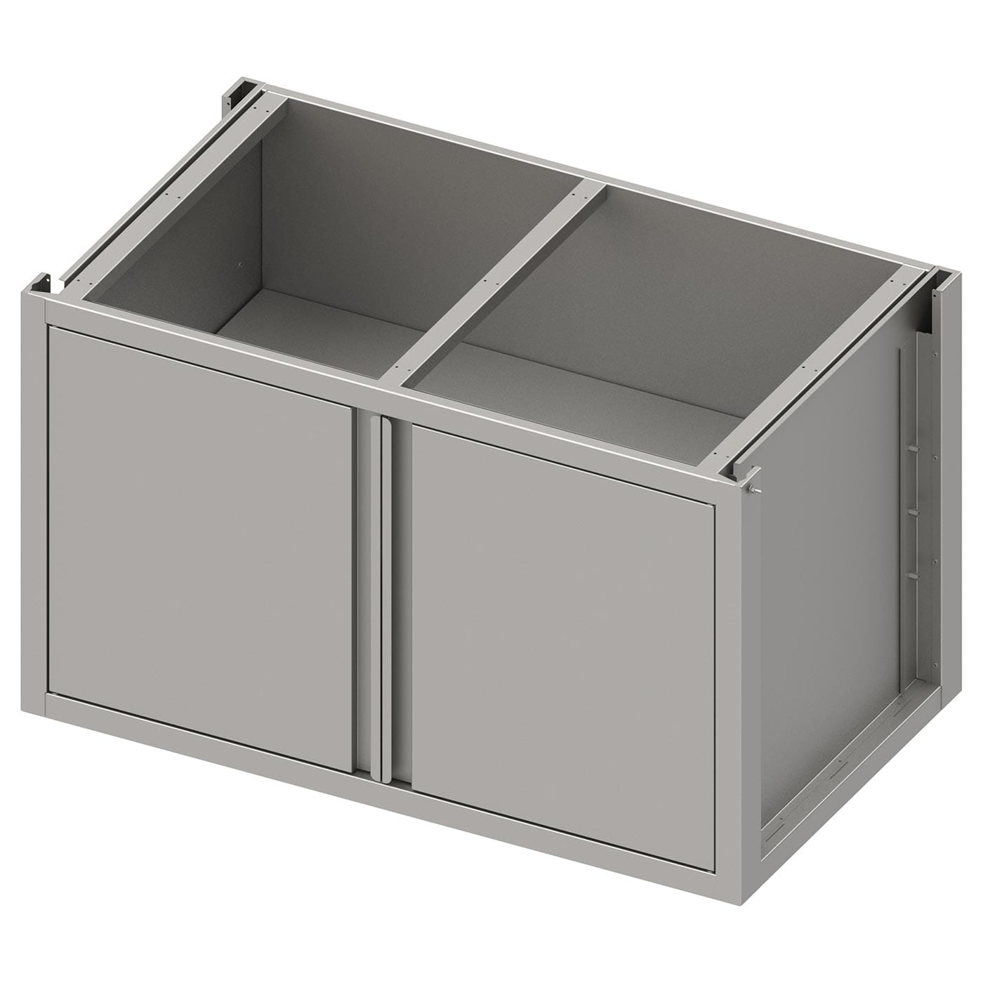 Unterschrank-Modul mit Flügeltüren, Tiefe 640 mm, sockelbaufähig