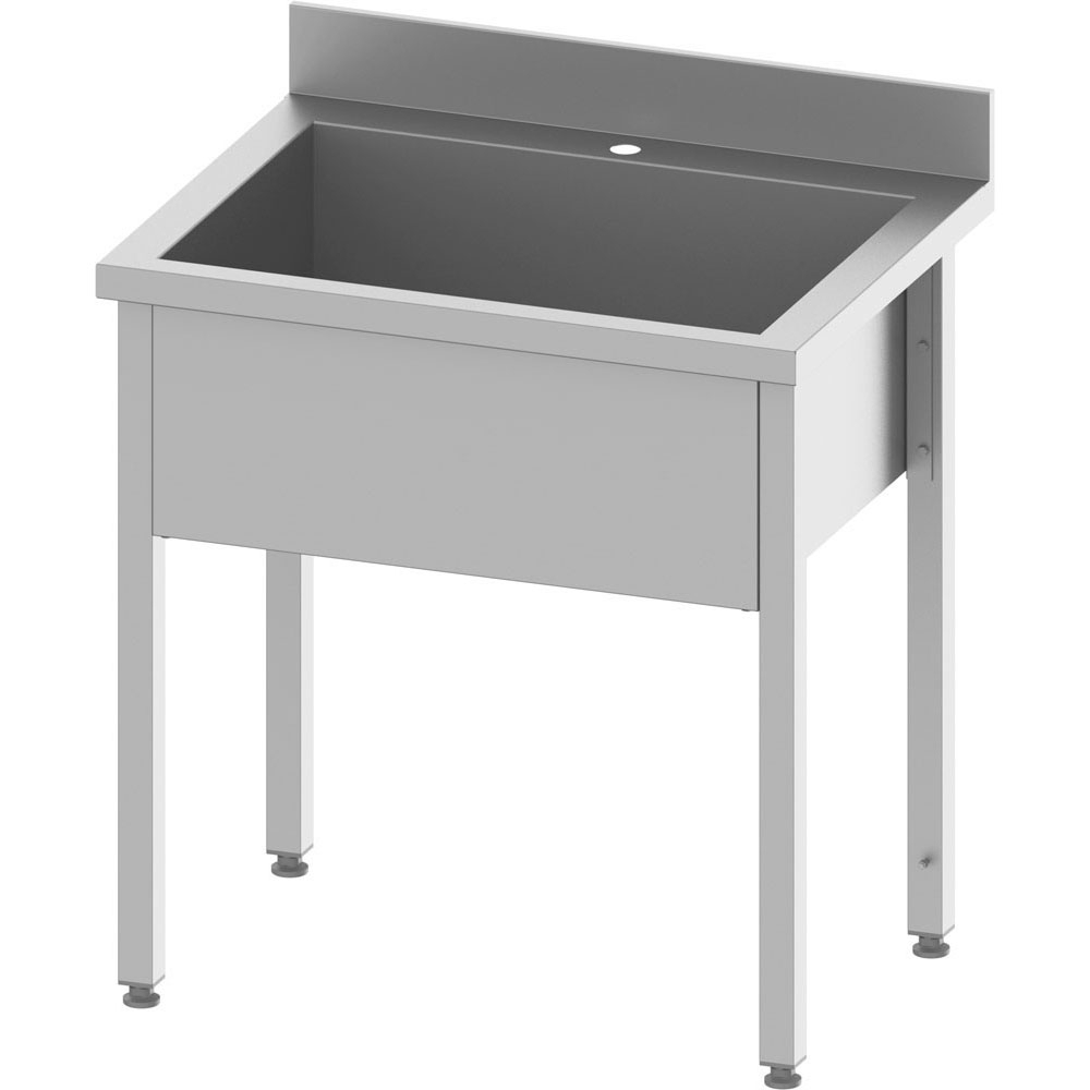 Topfspüle ECO mit einem Becken, 300mm Beckenhöhe, 700mm Tiefe