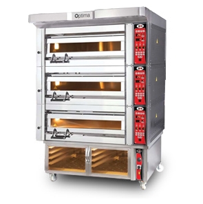 PREMIUM Bäckerei- & Konditoreiofen, 3 Backkammern, 2 Gärschränke