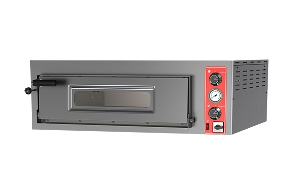 Elektro Pizzaofen, 1 Kammer, Pizzen 6x Ø 33 cm, 990 x 1270 x 380 mm