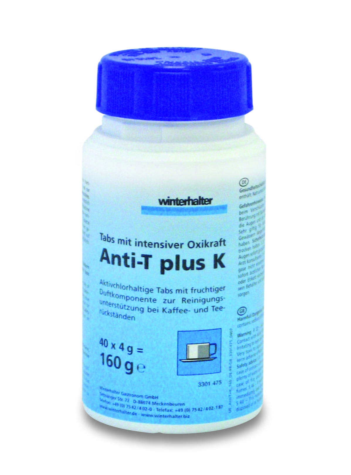 A 10 TK Reinigungstabletten,  24 x 0,16 kg Dosen