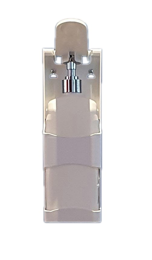 Manueller Desinfektionsspender mit 1000 ml Leerflasche zum Nachfüllen