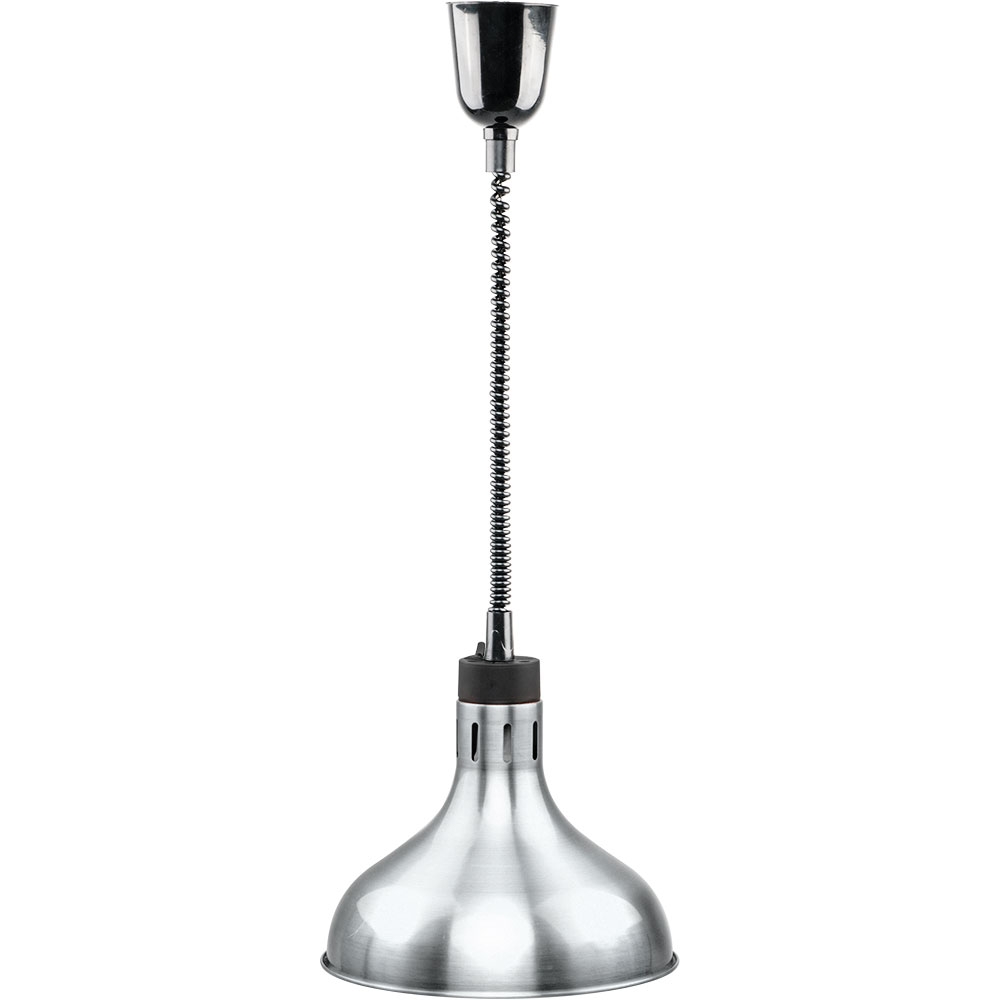 Wärmelampe zur Deckenbefestigung, silber, Ø 290 mm