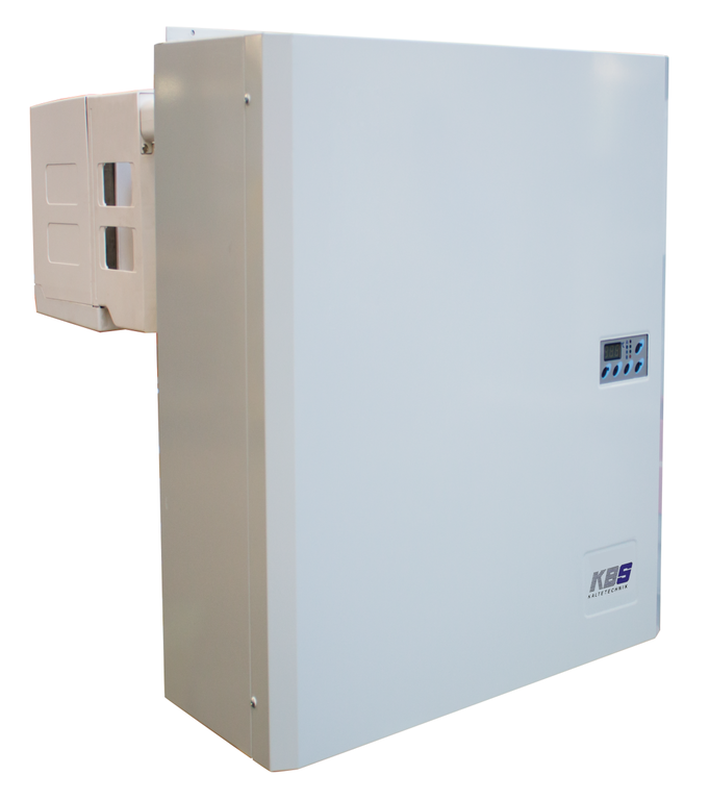 Huckepack-Aggregat für Tiefkühlzellen, für Kühlräume bis max 14,0 m³, -18°C bis -22°C, Wandmontage,
