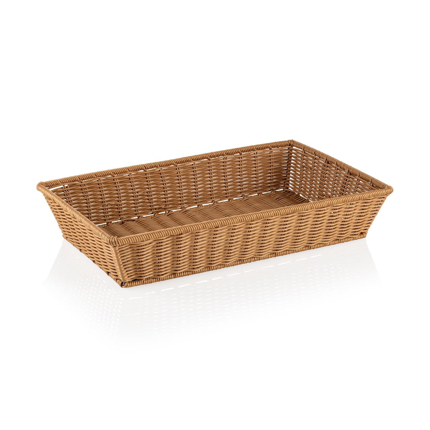 Korb GN 1/1, spülmaschinenfest, BPA-frei, 530 x 325 x 100 mm, braun