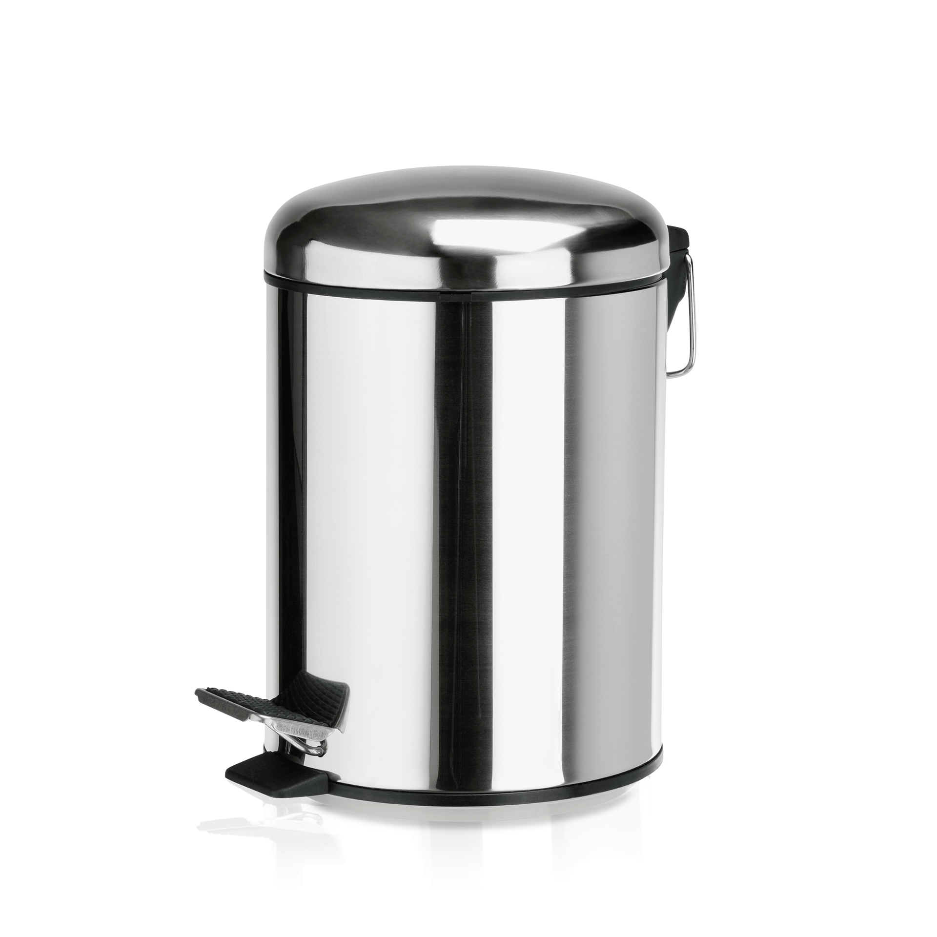Edelstahl-Treteimer, mit Plastikeinsatz, 5 ltr.