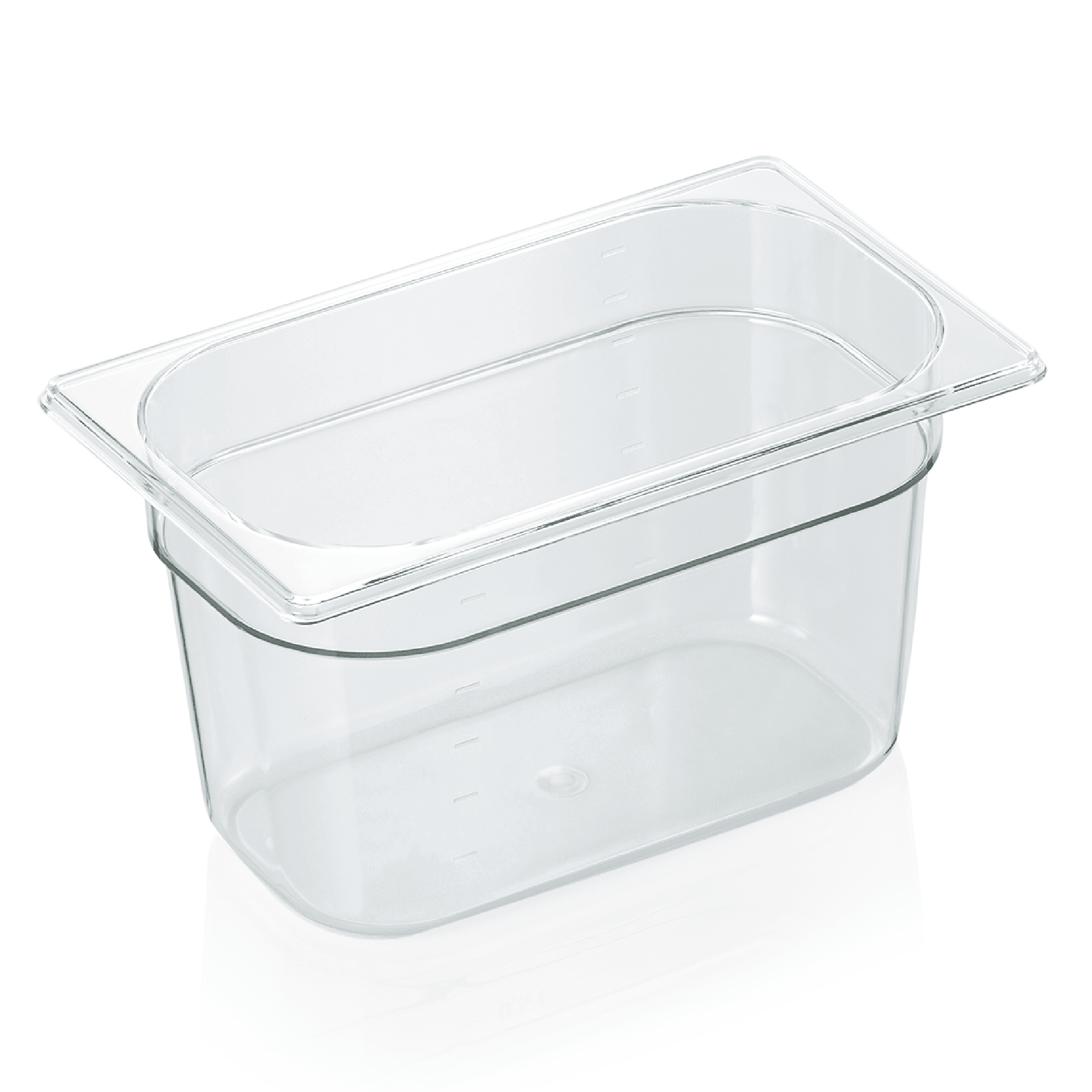 GN-Behälter, Kunststoff Polycarbonat, GN 1/4, 150 mm, 3,8 Liter