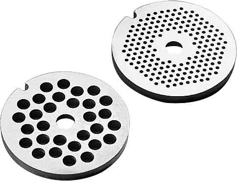 Lochscheibensatz 3,5 mm und 3,0 mm für PREMIUM Fleischwolf,Artikel 80103-0100 - 80103-0120