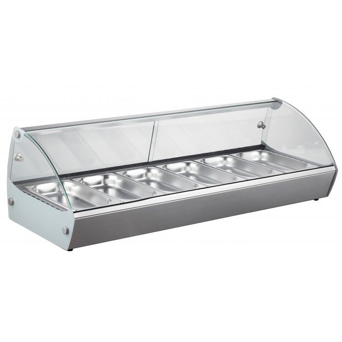 Warmhaltevitrine, 6 x 1/3 GN