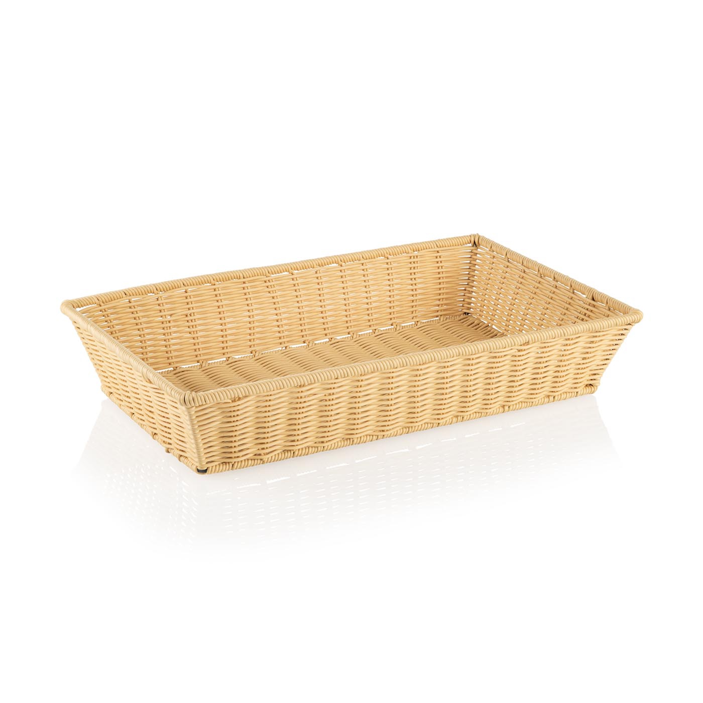 Korb GN 1/1, spülmaschinenfest, BPA-frei, 530 x 325 x 100 mm, beige