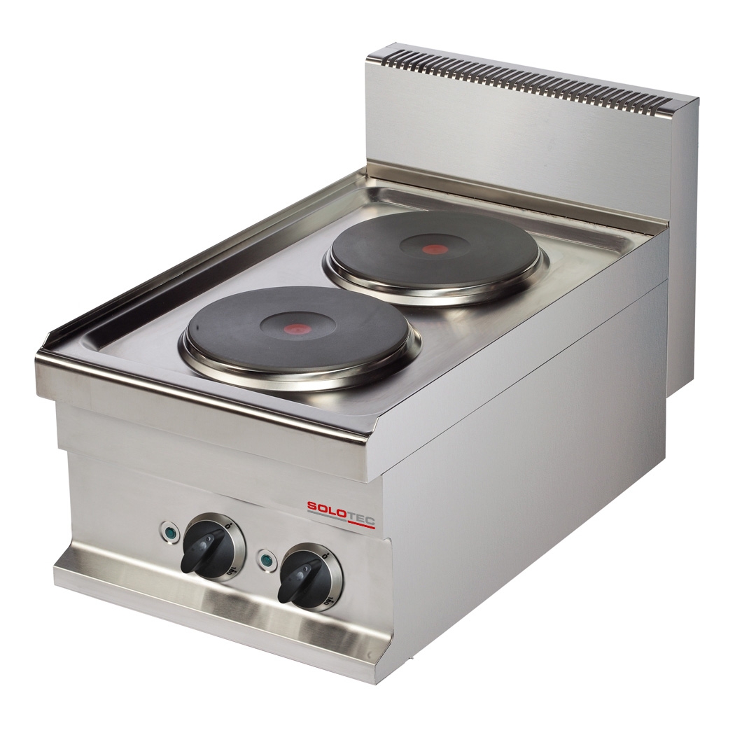 Elektroherd, 2 runde Kochplatten, Geräteoberteil - SOLOTEC 700