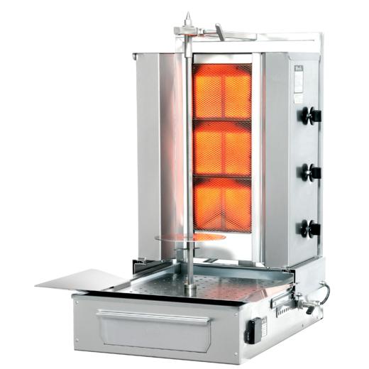 Gas Gyrosgrill & Dönergrill, 40 kg Fleischgewicht