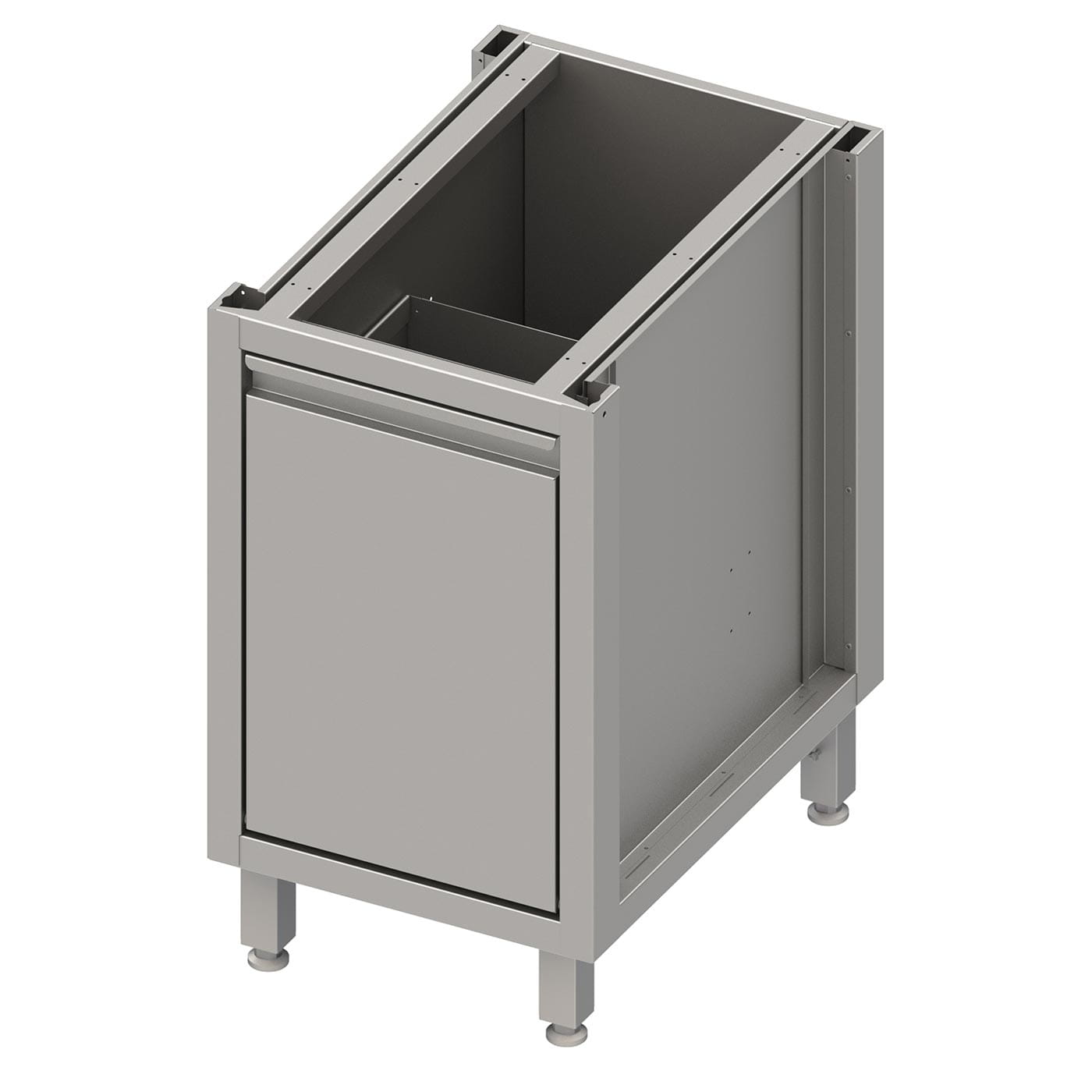 Unterschrank mit Abfallkipper, Tiefe 640 mm