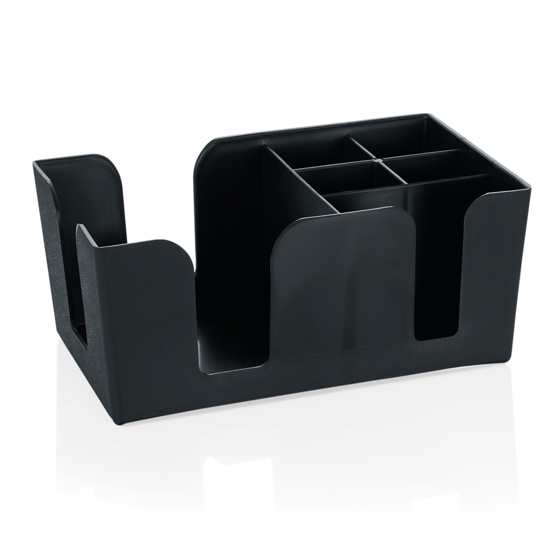 Bar Caddy, schwarz, 6 Fächer