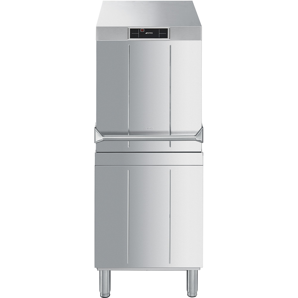 Premium Haubenspülmaschine, Korb 500 x 500 mm, HTR, Abwasserwärmerückgewinnung, Enthärter