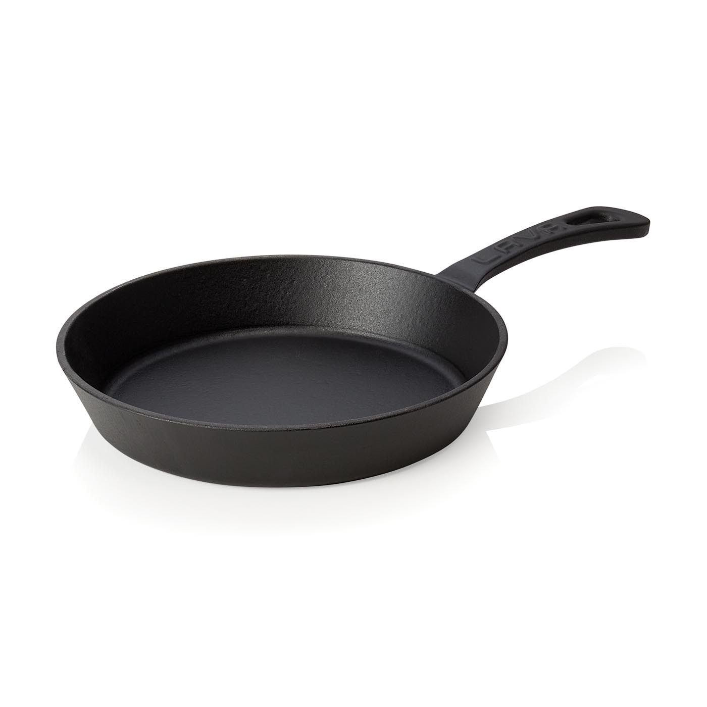 Bratpfanne EisenStil, klein, rund, Ø 200 mm, Gußeisen emailliert, schwarz