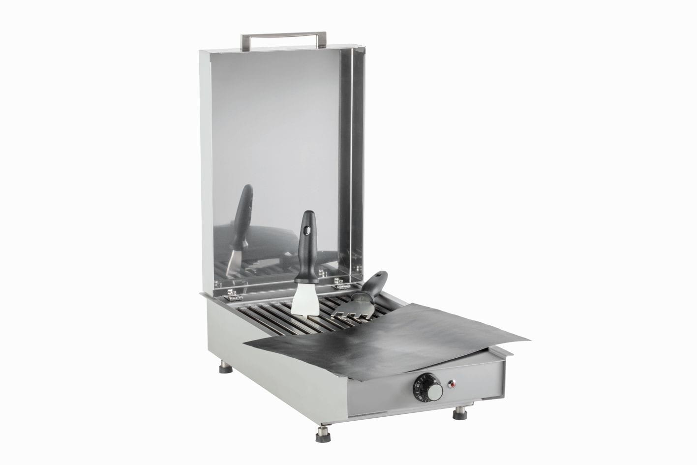 Rostgrill Elektro, 1 Heizzone, 80°C / +320 °C mit Deckel